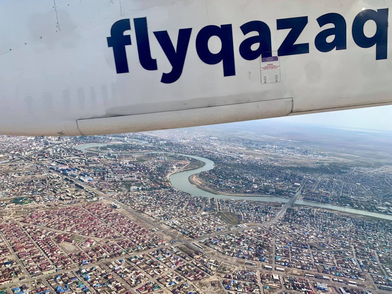Atyrau felülnézetből