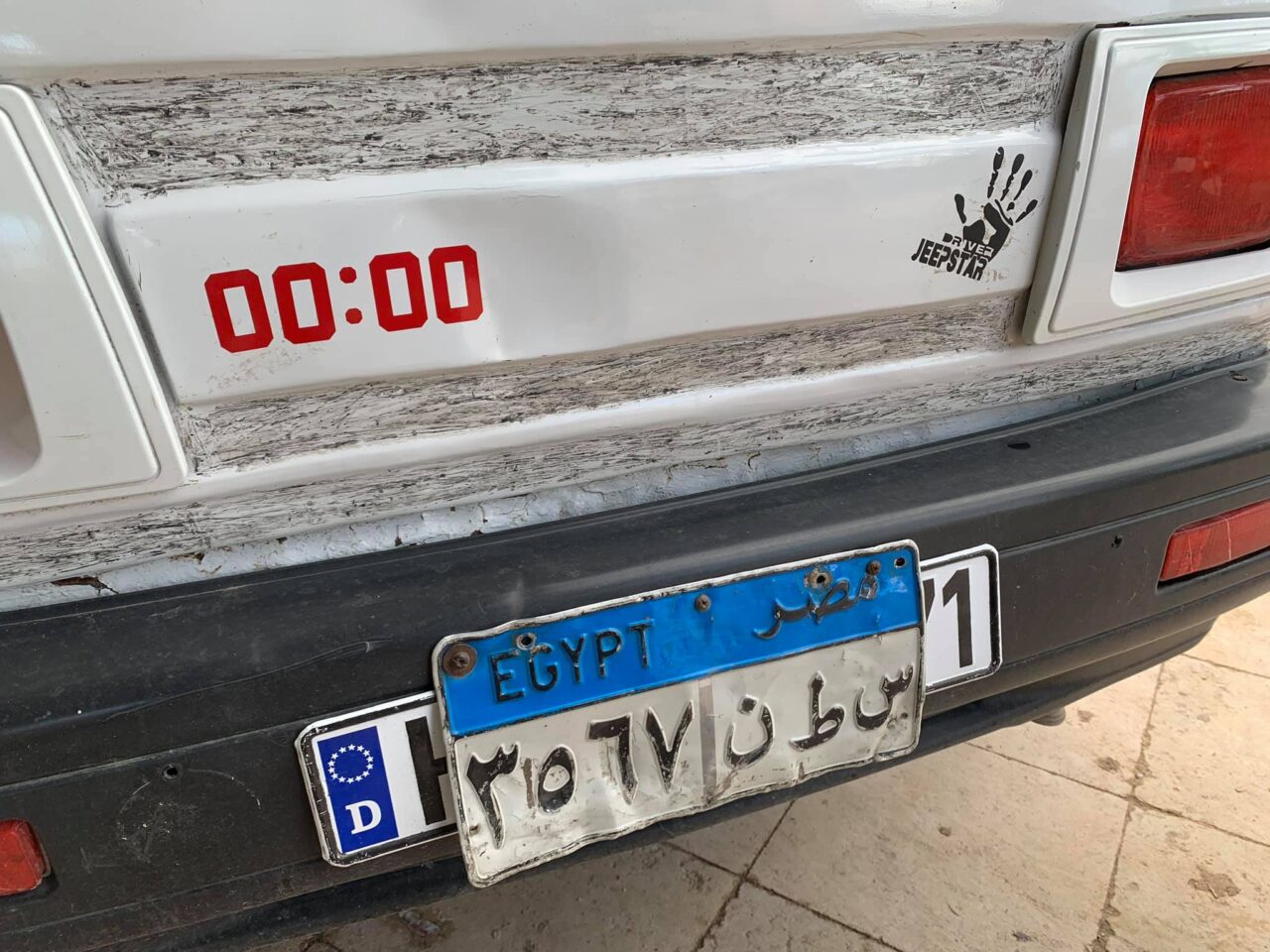 egyiptomi rendszám