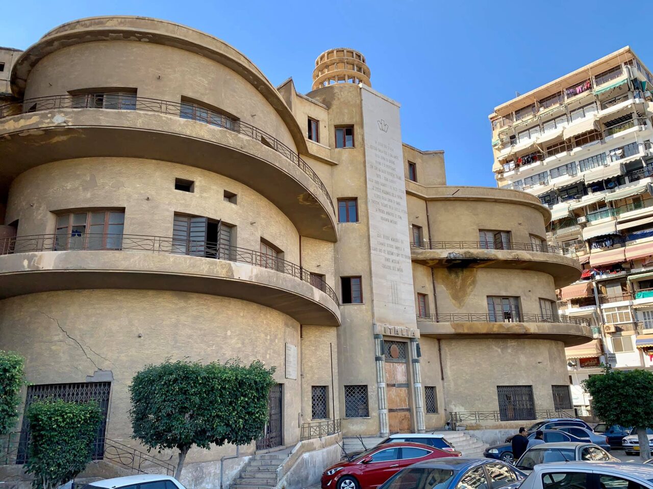egykori olasz konzulátus épülete port szaid