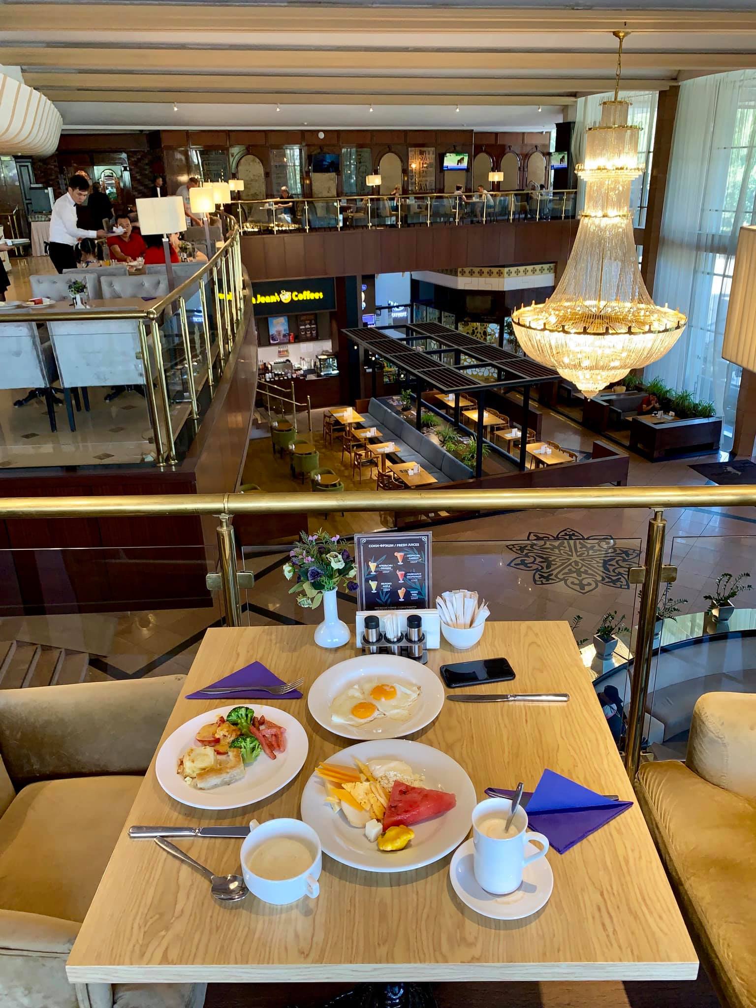 hotel kazahsztán reggeli almaty