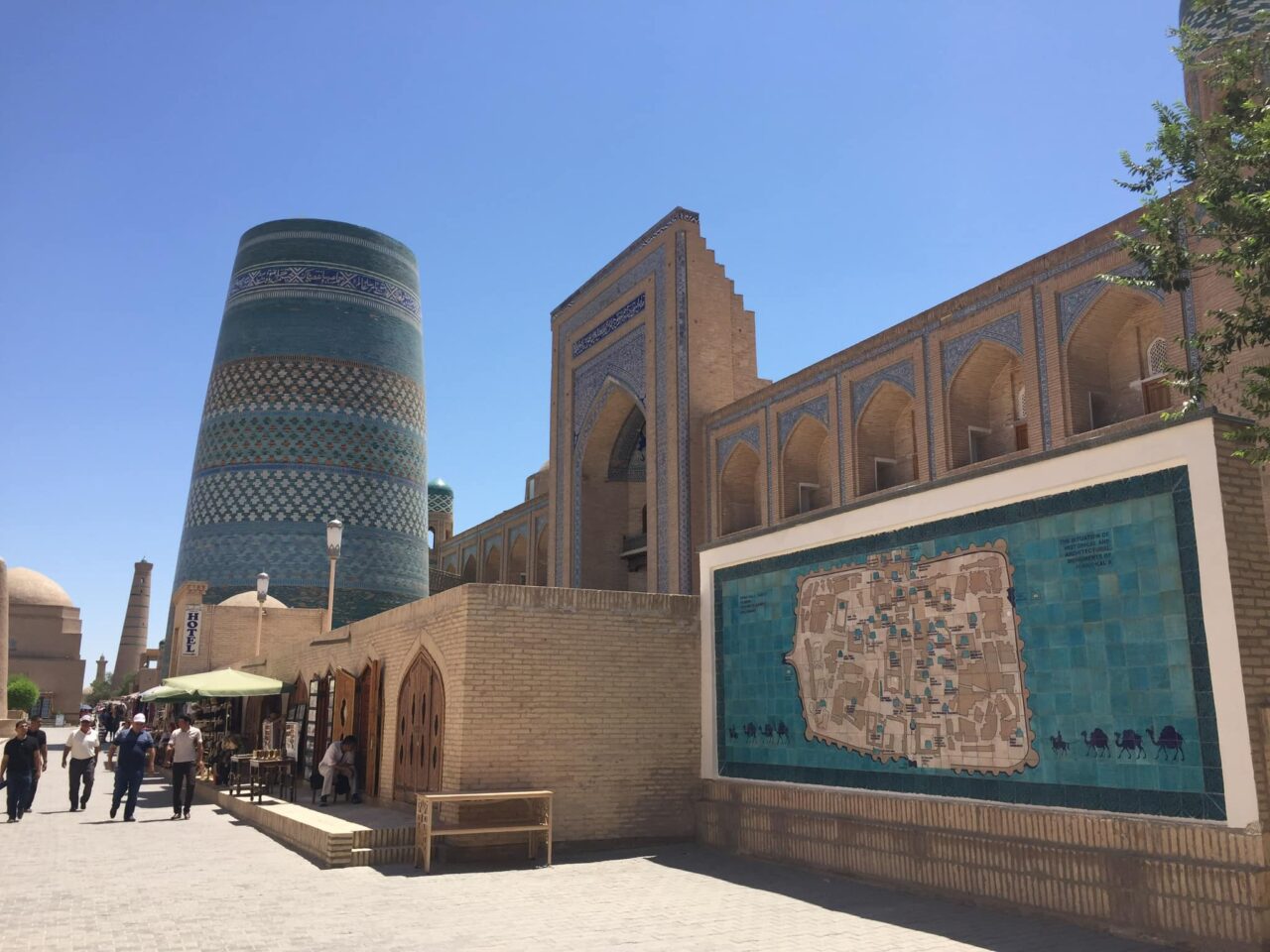 Híva, a kék minaret a Kalta minor