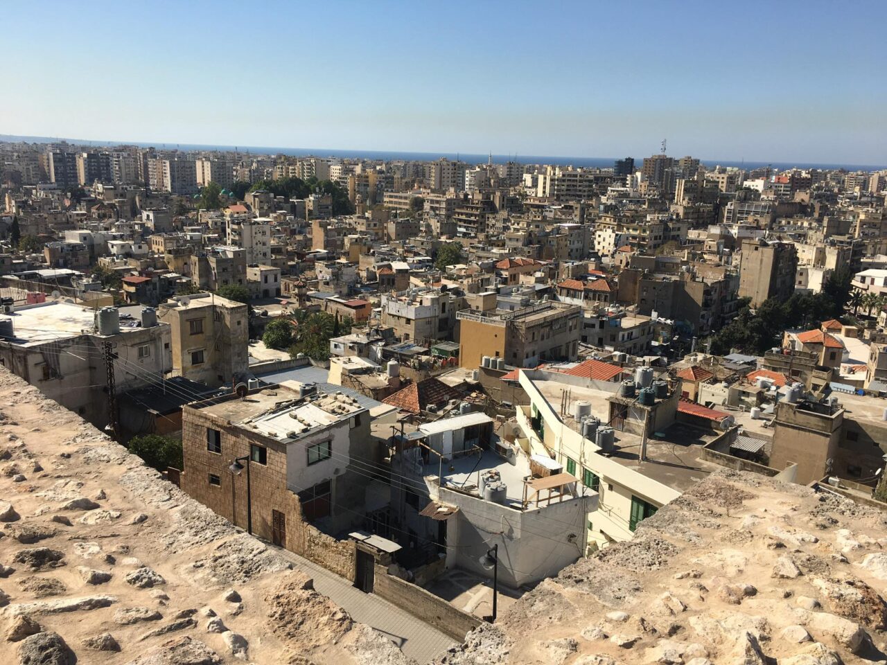 Kilátás a tripoli citadellából