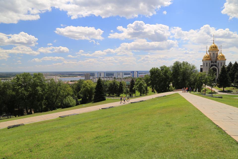 Kilátás a Volga felé
