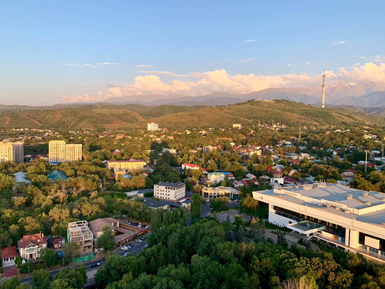 Napnyugta a 26. emeletről hotel kazahsztan almaty