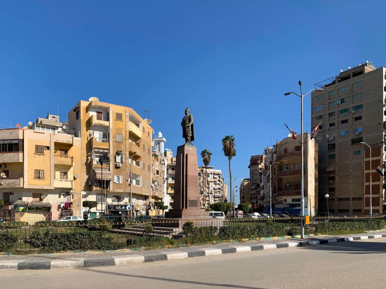 Port Fuad központi körforgalma