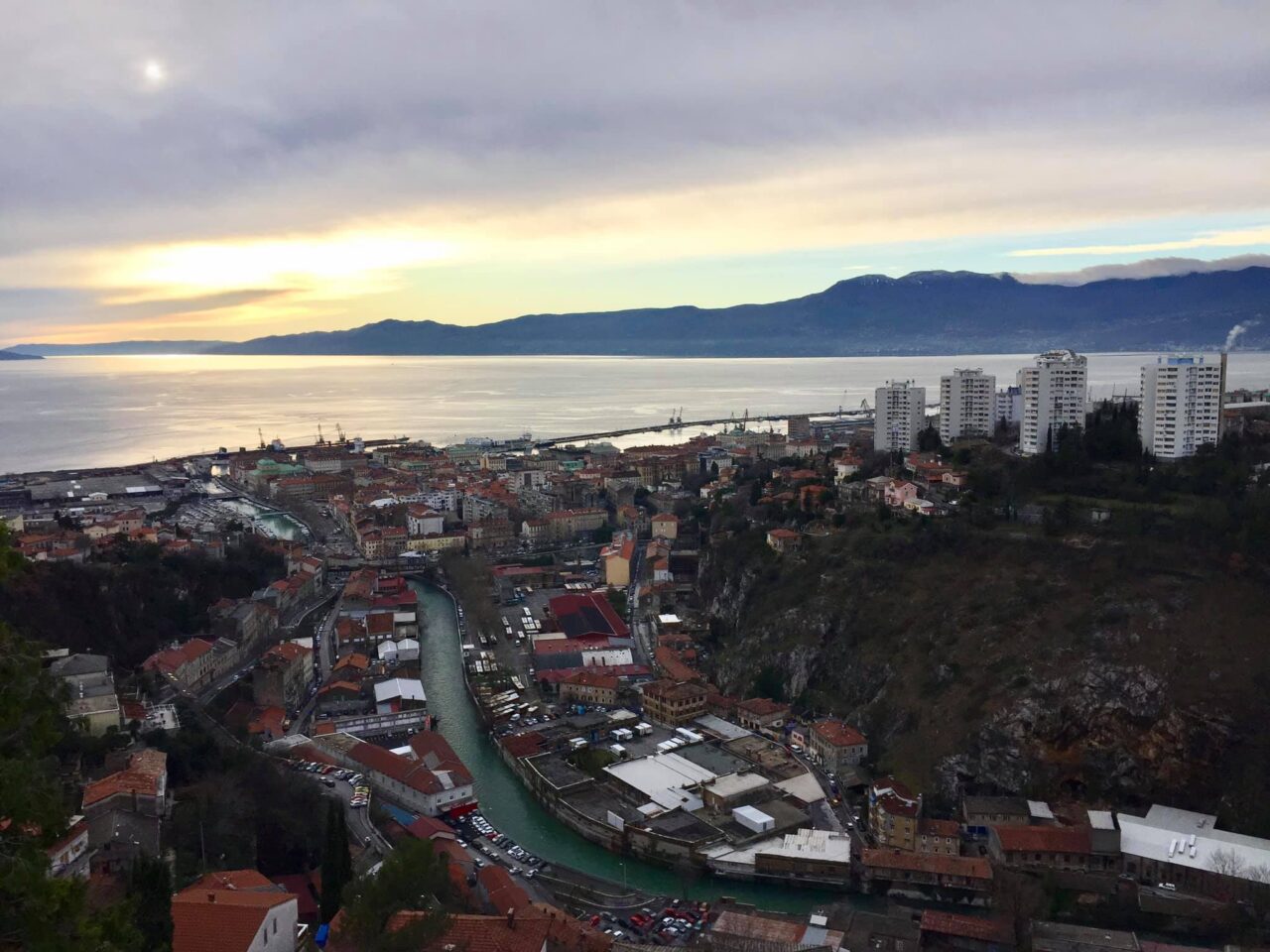 Még januárban: Rijeka/Fiume felülnézetből
