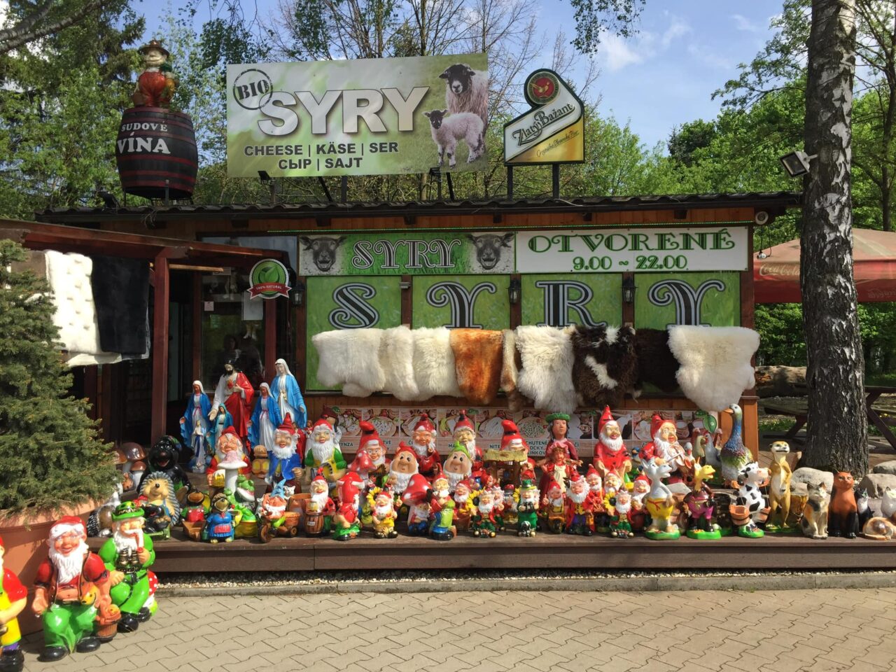 Szlovákia: sajt- és kertitörpebolt