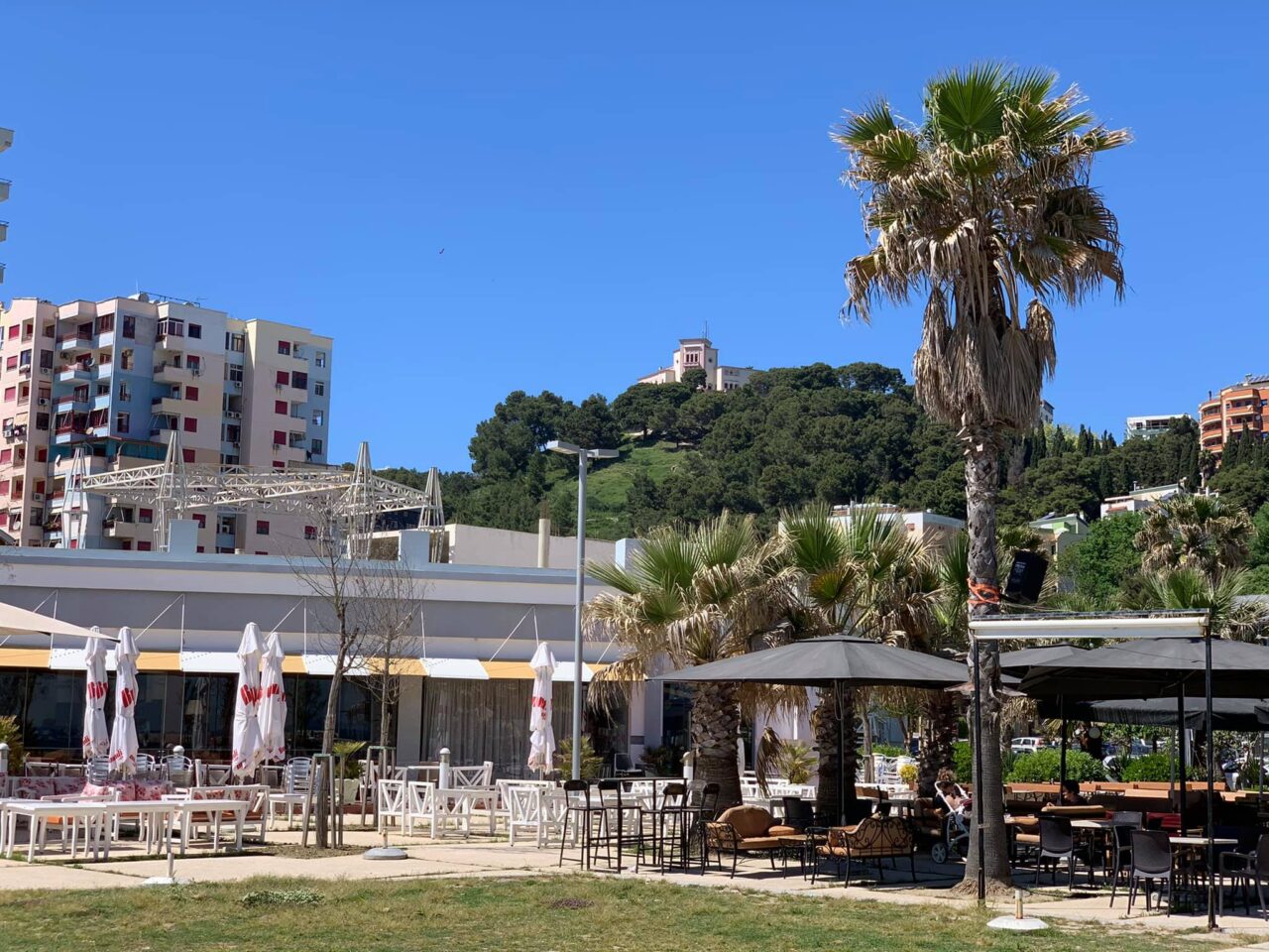 durres tengerparti sétány