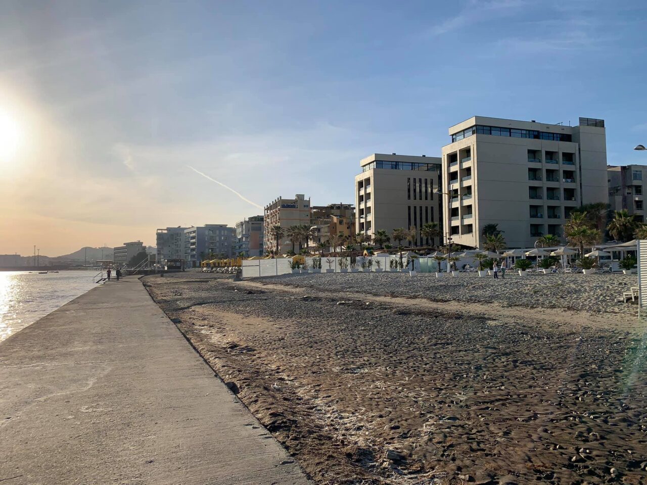 durres tengerparti sétány