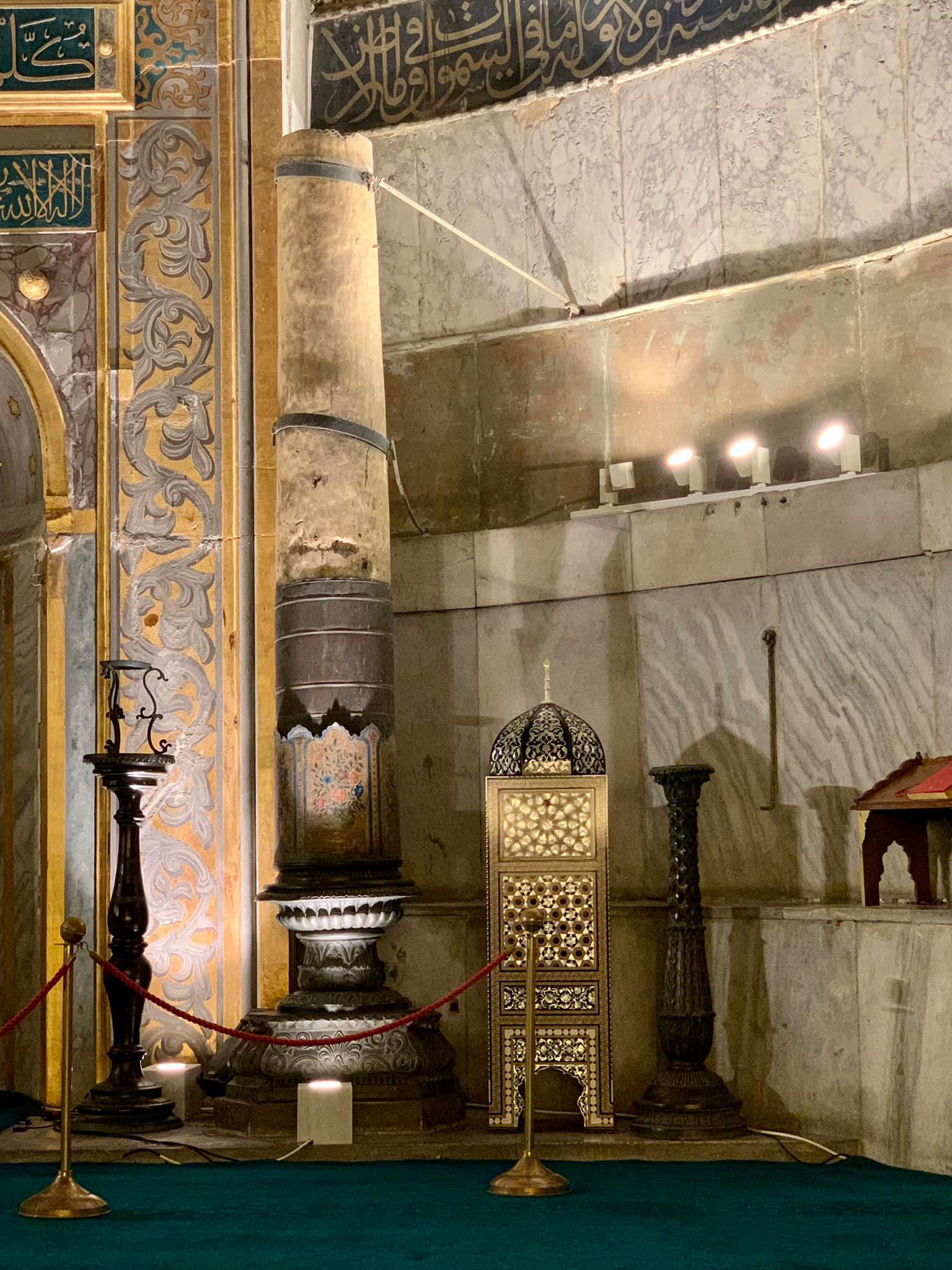 hagia sofia belül gyertyatartók