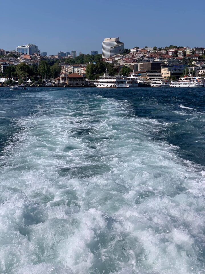 Indulás vissza menetrendszerinti komppal Kadiköybe.